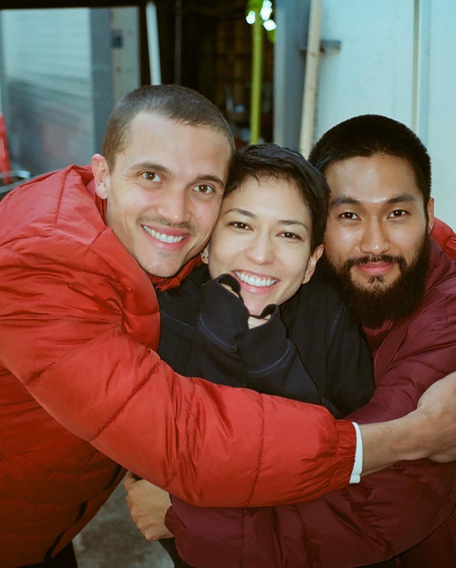 sonoya: Sonoya Mizuno with Karl Glusman and Jin Ha for Devs