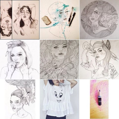 I&rsquo;ve got some original drawings for sale on Instagram! Username @Lsbeth #Lizclements #Lizc