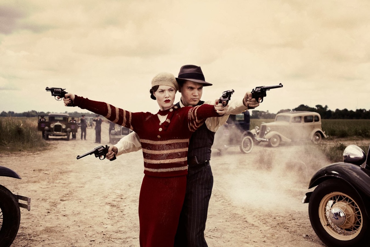 Emile Hirsch &amp; Holliday Grainger - Bonnie &amp; Clyde, 2013.