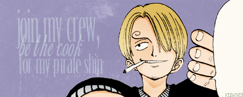 kisachis:  Luffy's first offer to join the crew.