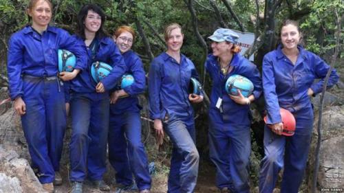 nerdymouse: sorayachemaly: These women, “underground astronauts” who explore the smalles