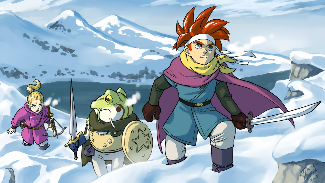 fantasyanime:  Cool Chrono Trigger fan art that looks like a screen shot from an