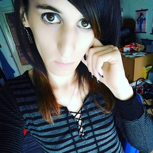 femmiecristine:  I forgot how to be cute so i just make the same bored face from now on xd #emogirl #emo #emocat #tgirl #trap #gothgirl #goth #scenegirl #alternative #sexy #cute #rawr