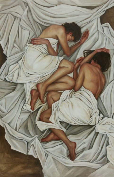 artisticallylesbian:White II by Annie Veitch