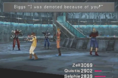 Final Fantasy VIII (1999)
“What’s below a lieutenant?”