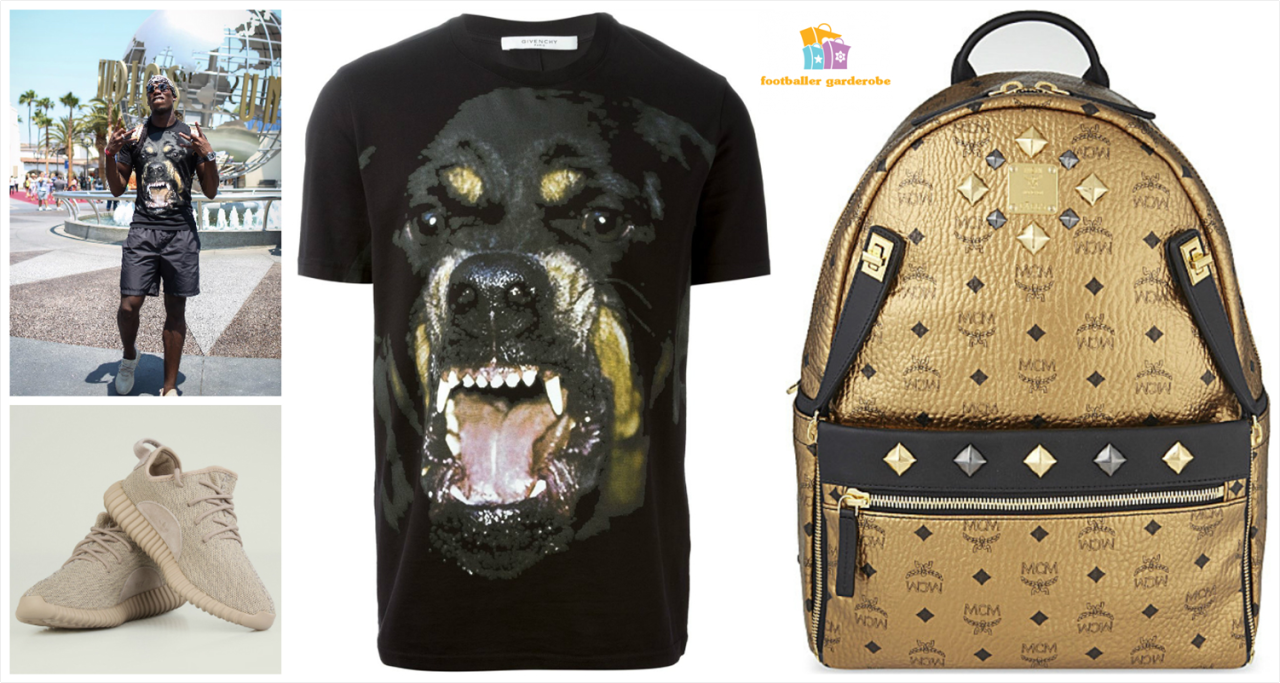 lastbil Klappe Arbejdskraft F❤️❤️TBALLER GARDER❤️BE — Paul Pogba wore: 1. Givenchy Black Rottweiler...