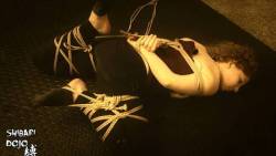 shibaridojo: @cutie.tie.kinbaku in my #Shibari