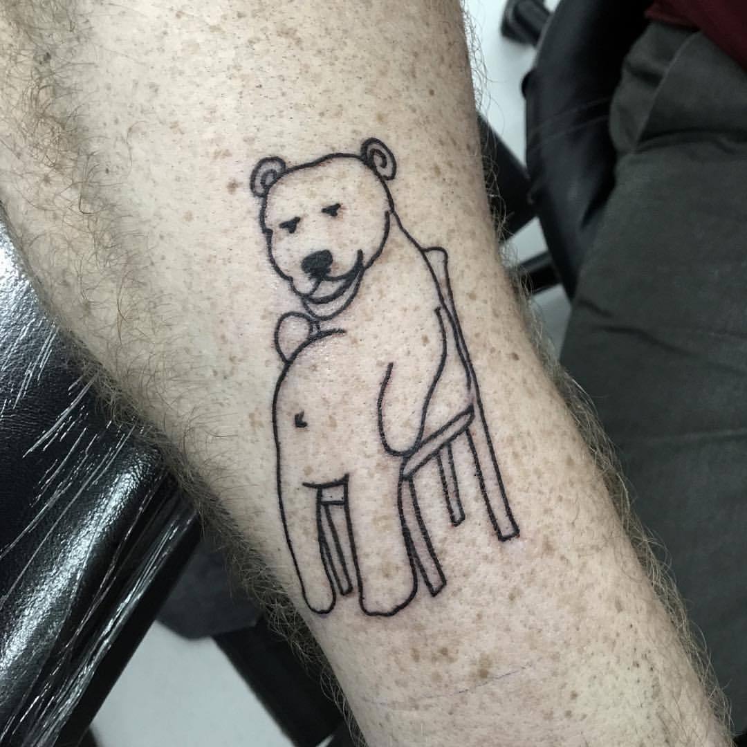Discover 186+ bear tattoo minimalist super hot