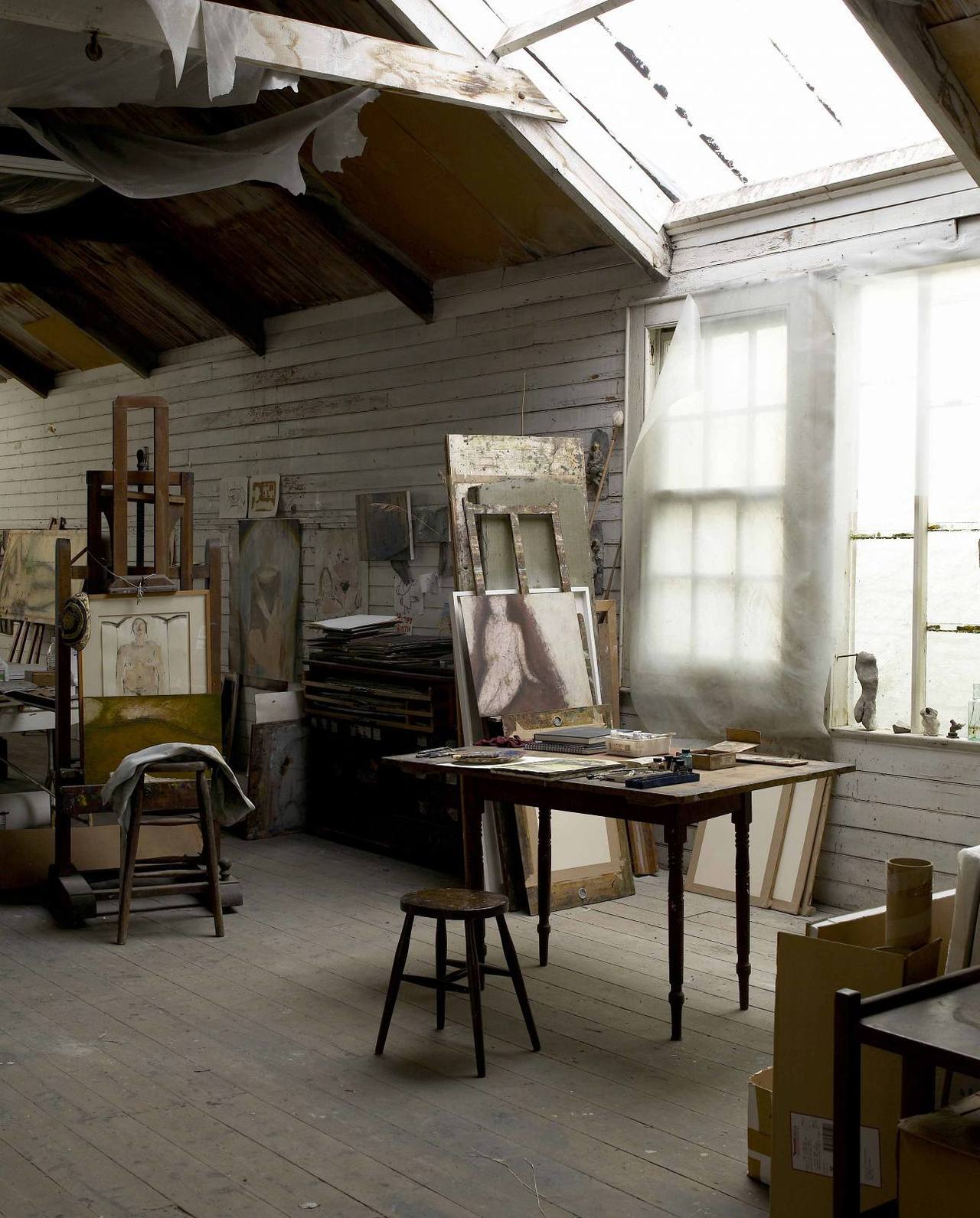 robert-hadley:  Porthmeor Studios, St Ives, Cornwall. Photo by Paul Massey