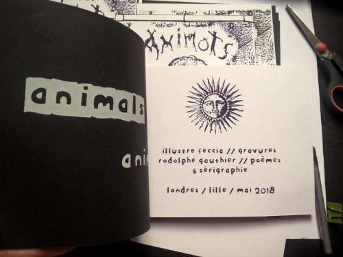 Animots/AnimalsLivre sérigraphié : poèmes + gravuresRodolphe Gauthier + Illustre Fecciahttp://editio