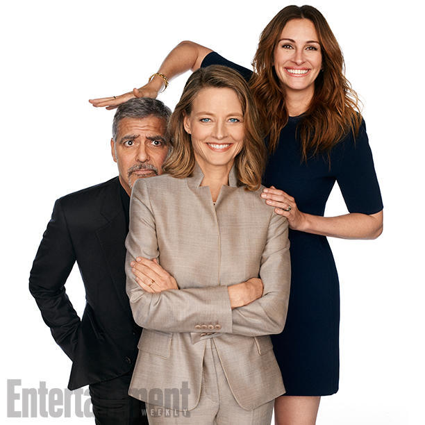 George Clooney, Julia Roberts and Jodie Foster are in for a thrill in Money Monster “When stars align! See 10 exclusive photos of this trio goofing off. 😄
Photo credit: Carter Smith for EW
”