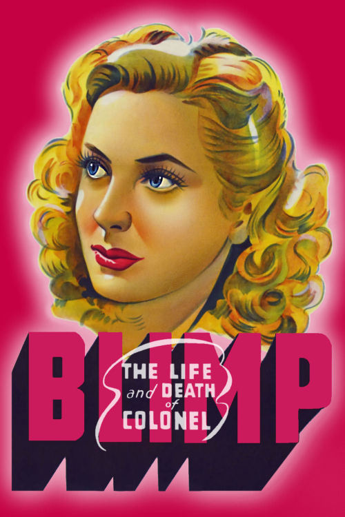 A strikingly colourful poster for The Life and Death of Colonel Blimp.