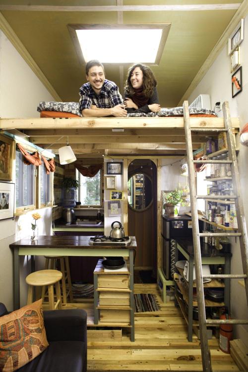 johnchirillo:  Tiny House in Milwaukee, Interior 