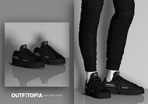 outfitopia: • OUTFITOPIA - BLACKing Collection •For BoysOnly Black TextureSmooth BonesMorphsCustom T