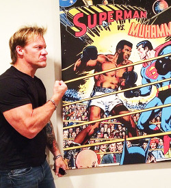 y2jbaybay:  SUPERMAN VS ALI!! One of the greatest comics I ever read when I was a kid!...So rad to see this again! ~ IAmJericho