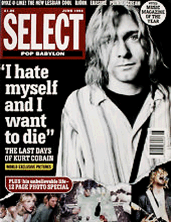  Kurt Cobain in magazines. 