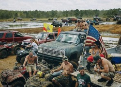 Pretty sure this is the big mud bog party in Oregon , can’t even enter the gate unless you are driving a 4wd
