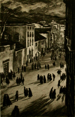 poboh:  A Spanish Good Friday (Ronda), 1925,