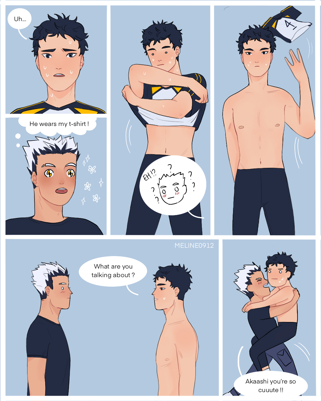 meline0912:A stupid comic because they are stupidForget it after read it or you’ll