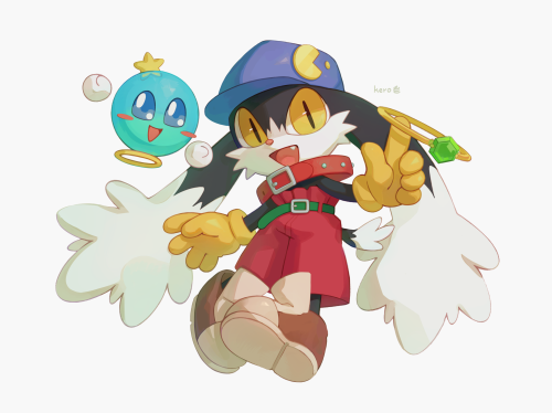 keropancakes: Finally drew Klonoa in his Door to Phantomile design! 