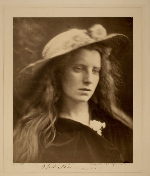 Julia Margaret Cameron, Ophelia study no. 2, 1867 (Source: George Eastman House)