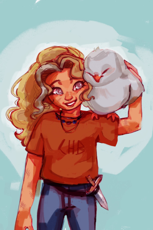 osillygoose:lil owl and lil annabeth