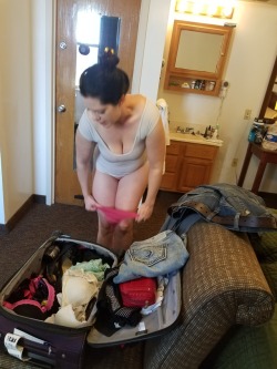 mormonmarine84:My sexy Mormon wife Diane stripping out of her garments for more naughty underwear!