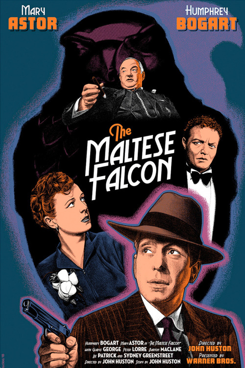 thepostermovement:The Maltese Falcon by Jack Durieux