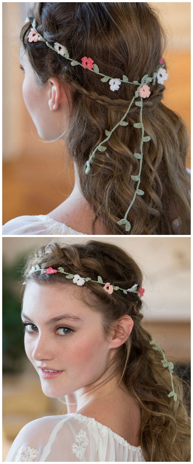 truebluemeandyou:  DIY Crochet Flower Headband Free HeadbandCrochet this pretty spring