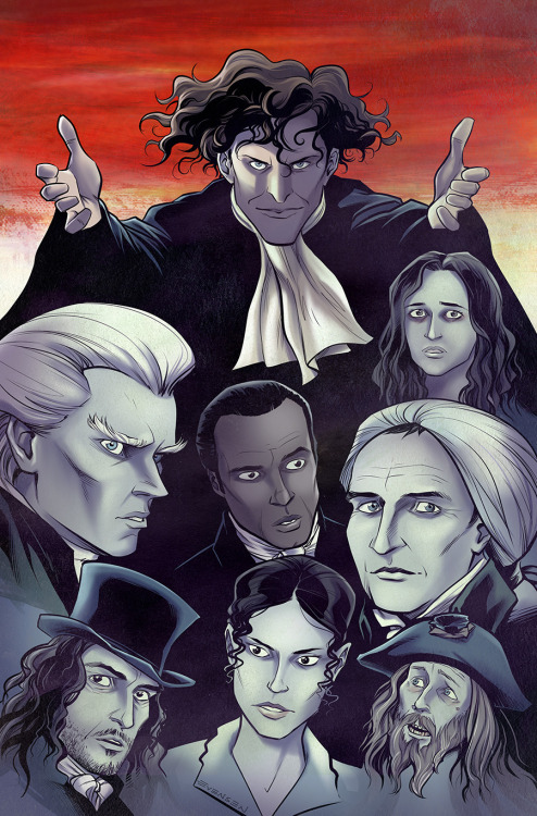 I did some fan art of Jonathan Strange & Mr Norrell. The Amadeus reference is deliberate. See mo