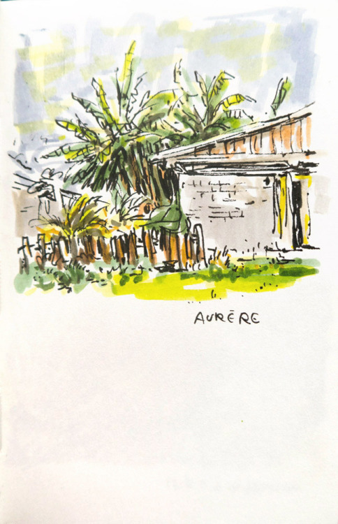 Last few sketches from a long walk in Mafate.