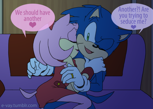 XXX e-vay:Uh-oh, Sonic being a romantic?! A sort photo