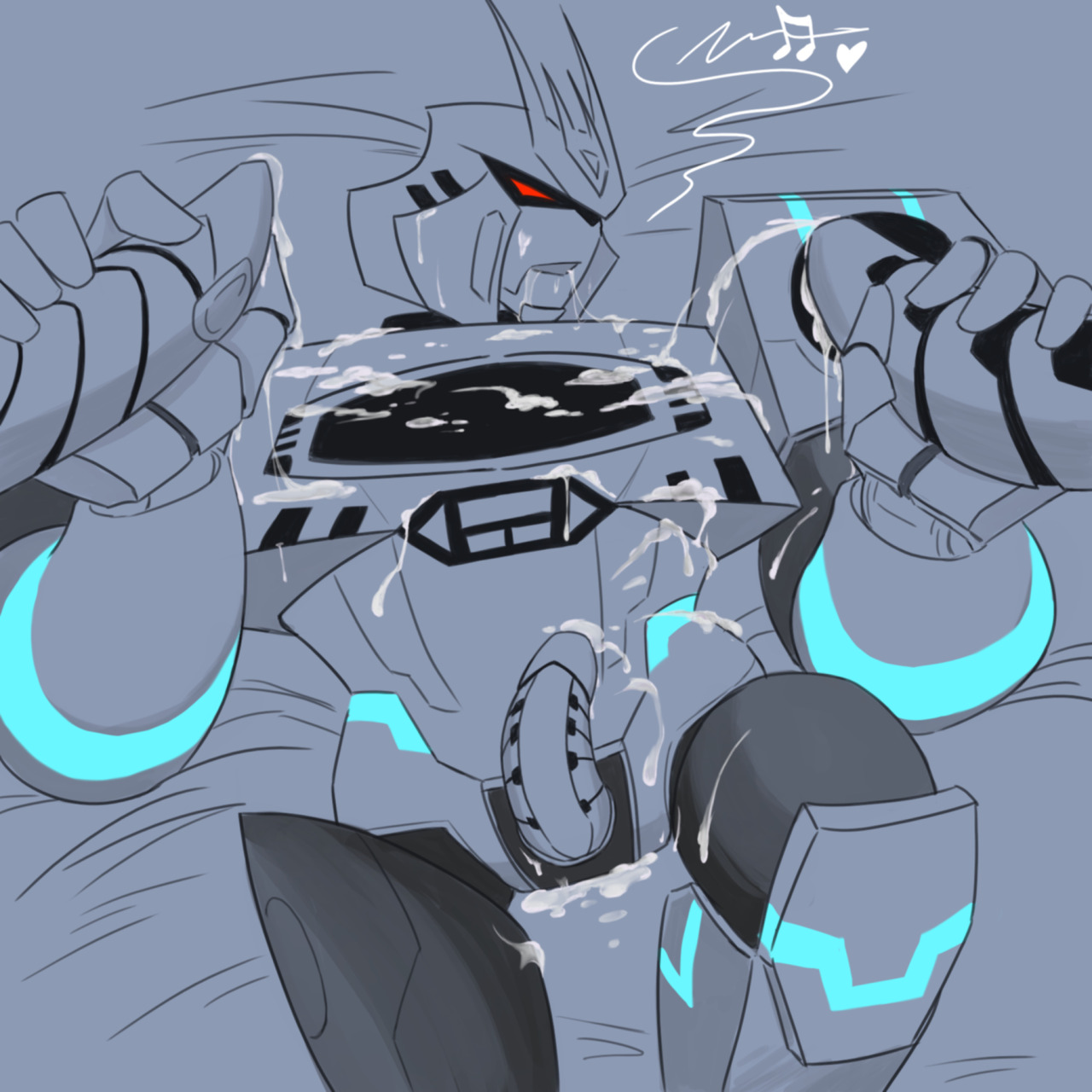 ghettochip-malfunction:  /dick in each hand.png … i was gonna color this, but then