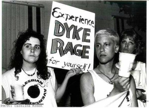 sydneykrukowski:Lesbian Avengers at NYC Dyke March, Carolina Kroon