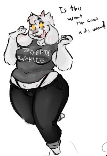 thebuttdawg:  Hot Topic Goat Mom  Feat @notsafeforroskii Nari!