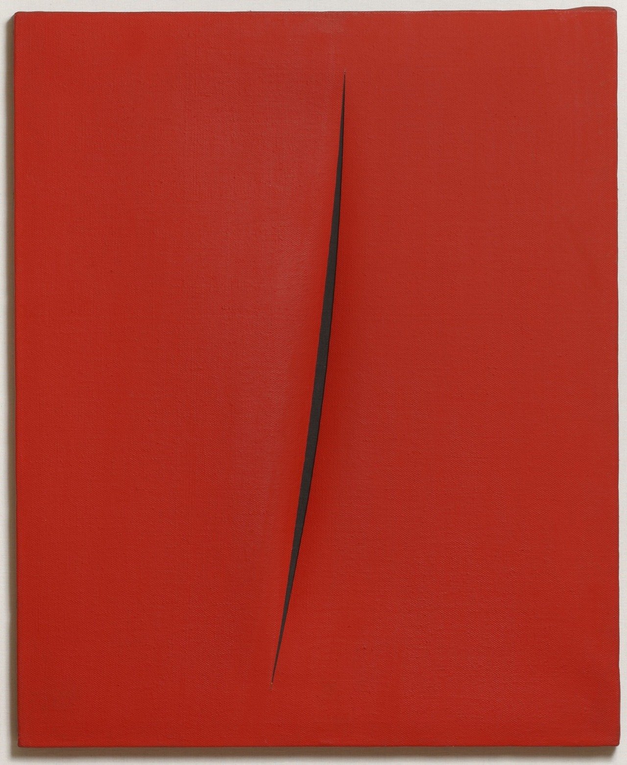 Lucio Fontana
“Concetto spaziale, Attesa”
1962
(olio su tela, 100,5 x 81,3 cm)
foto J&M Zweerts