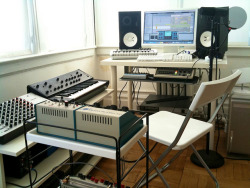 audiostudio:  A small room with sound.