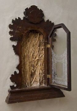 A truth window (or truth wall) is an opening in a wall surface, created to reveal the layers or components within the wall. In a strawbale house, a truth window is often used to show the walls are actually made from straw bales. A small section of a wall