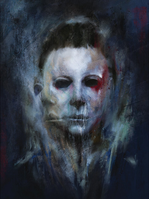 Matthew Therrien has released an officially licensed Halloween portrait of Michael Myers. 18x24 gicl