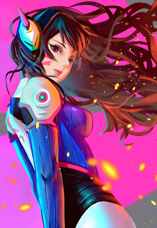 sany32:  D.VA  overwatch | GloriaK [pixiv] 