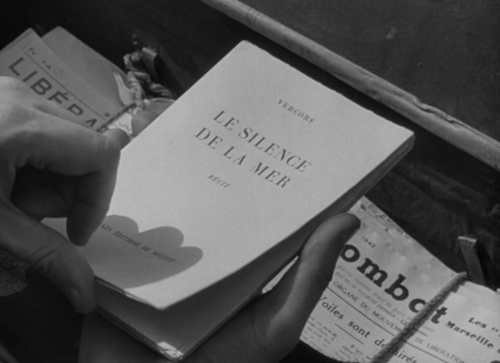 cinematic-literature:  Le Silence de la mer (1949) by Jean-Pierre Melville Book title: Le Silence de