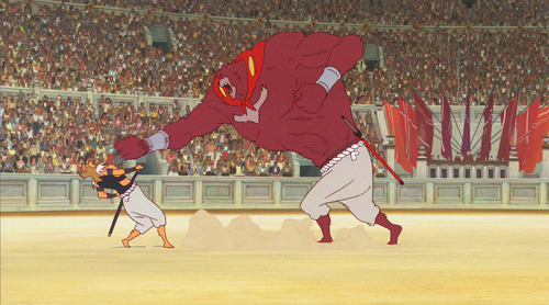 artbooksnat:The Boy and The Beast (バケモノの子) Animation stills from the first half of the movie’s Sto