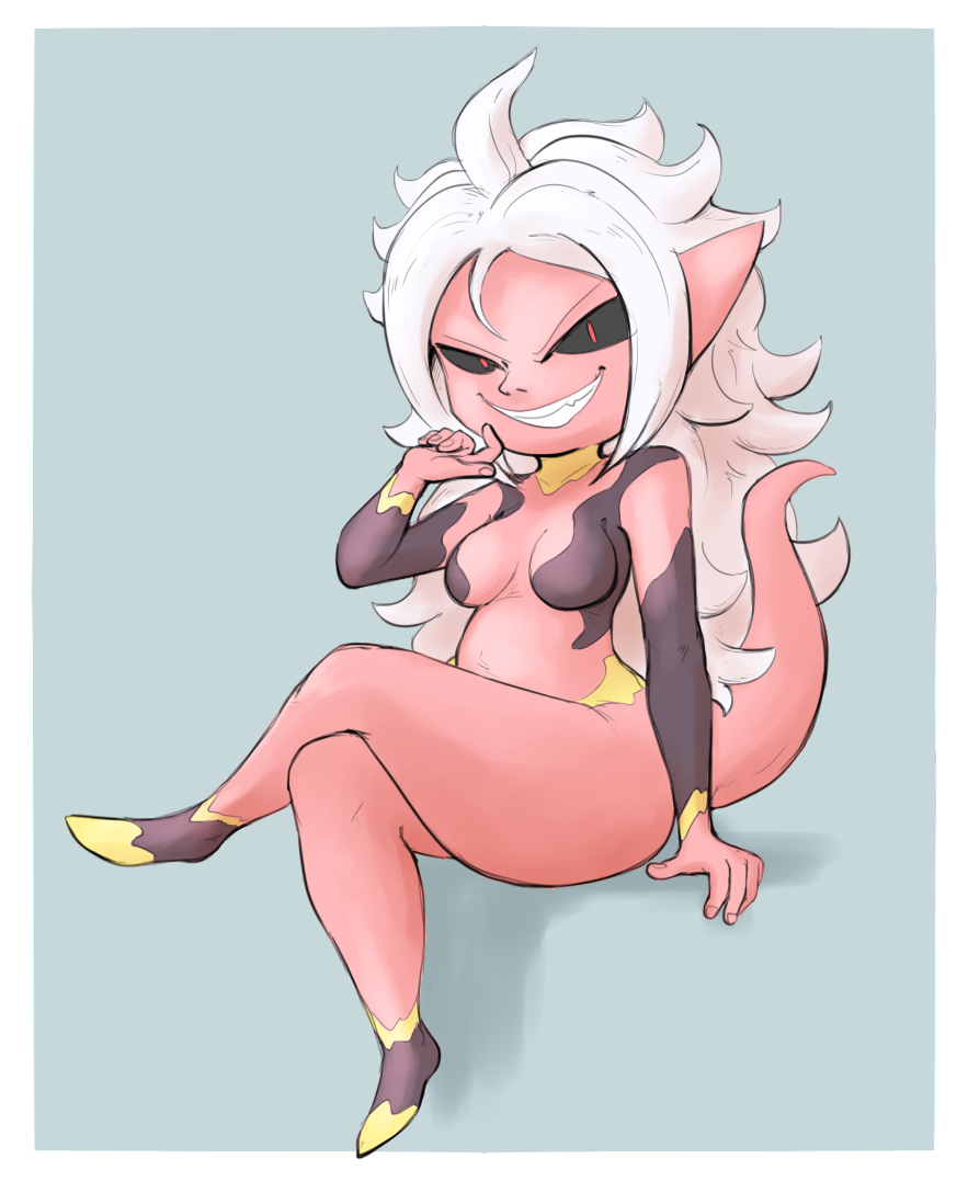 subakitsu: Impified Android 21 eyeing a new snack~ My friend @meaconscientia helped