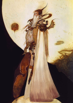 artsytoad:  Yoshitaka Amano, Merlin 