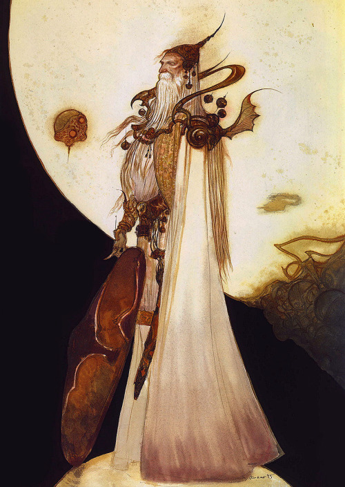 artsytoad:Yoshitaka Amano, Merlin