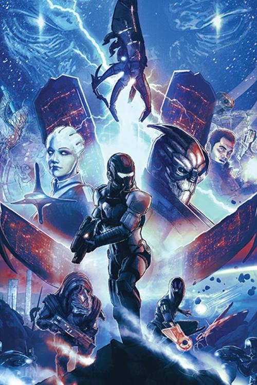 felassan:New official art from the Mass Effect Legendary Edition Trilogy Lithograph, which is now av