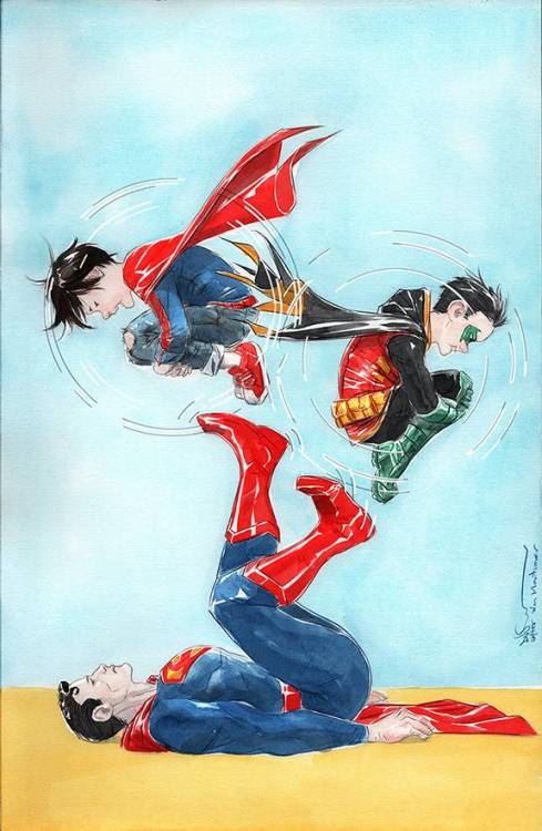 biggoonie: Super Sons #15 by Dustin Nguyen