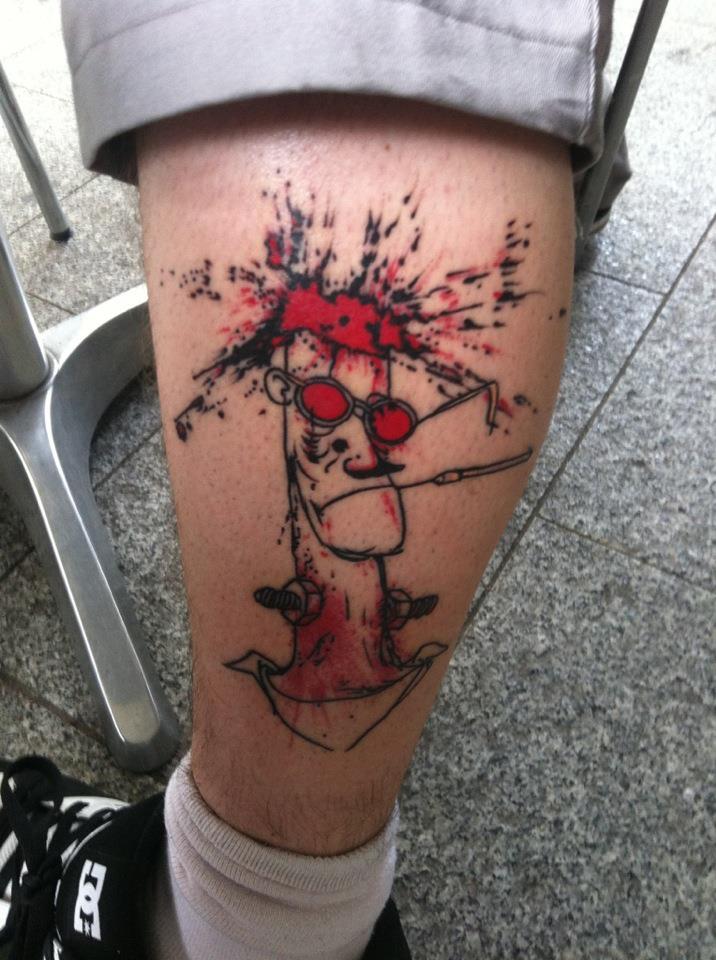 Tattoo uploaded by Chris Dreadfullrat  Fear and Loathing in Las Vegas   movie inspired composition original artworks by Ralph Steadman movie  fearandloathing fearandloathinginlasvegas  Tattoodo