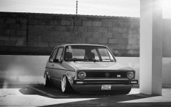 thinkingbeyondborders:  Euro stance, Volkswagen Golf GTi MK1 