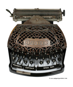 design-is-fine:  Ford typewriter, serial